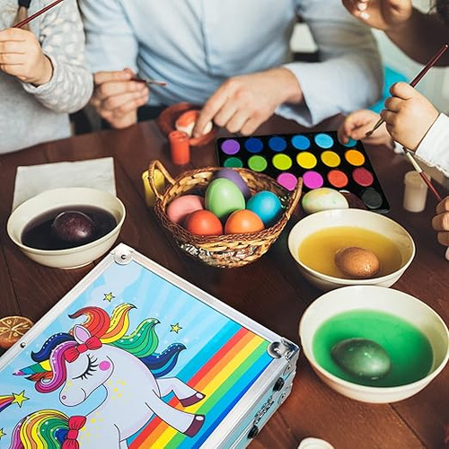 Komita® Kit De Dibujo Plumones Set De Arte Profesional De Dibujo Colores Marcadores Lápices 145pcs Aplicable A Técnico Para Principiantes, Artistas, Niñas Y Niños
