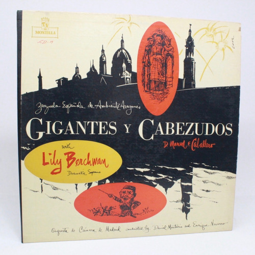 Lp Gigantes Y Cabezudos Manuel F  Caballero Ca3