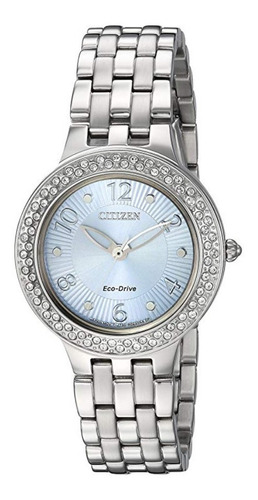 Reloj Eco Drive Silhouette Cryt Mod Fe2080-56l Mujer Citizen