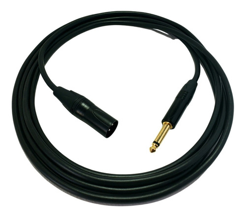 Cable Xlr Macho A Plug 6.3 Mono De 5 Mts