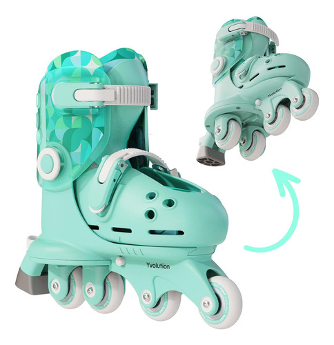 Kids Learner Training Skates For Beginner, 2pulgada1 Adjusta