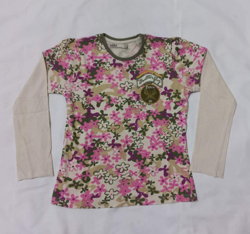 Remera Zara Estampada Niña Talle 6-8