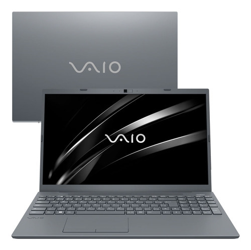 Notebook Vaio Fe15 Amd Ryzen 5-5500u Linux 16gb 512gb Ssd Prata Titânio