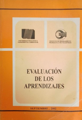 Evaluacion De Los Aprendizajes Upel