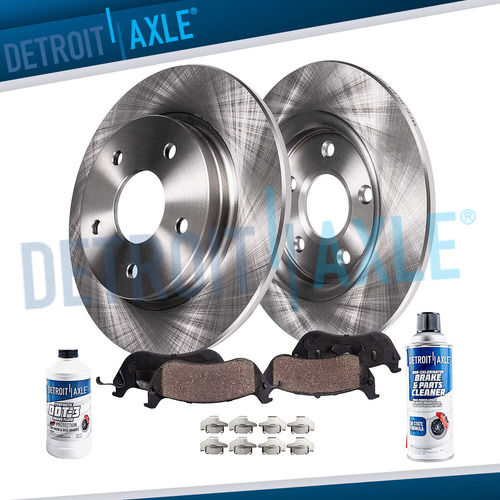 Rear Brake Rotors + Ceramic Pads For Mercedes-benz C230 Sl