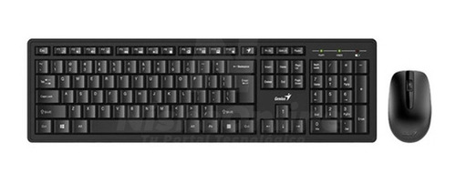 Combo Teclado Y Mouse Genius Slimstar 8000se Negro Wireless