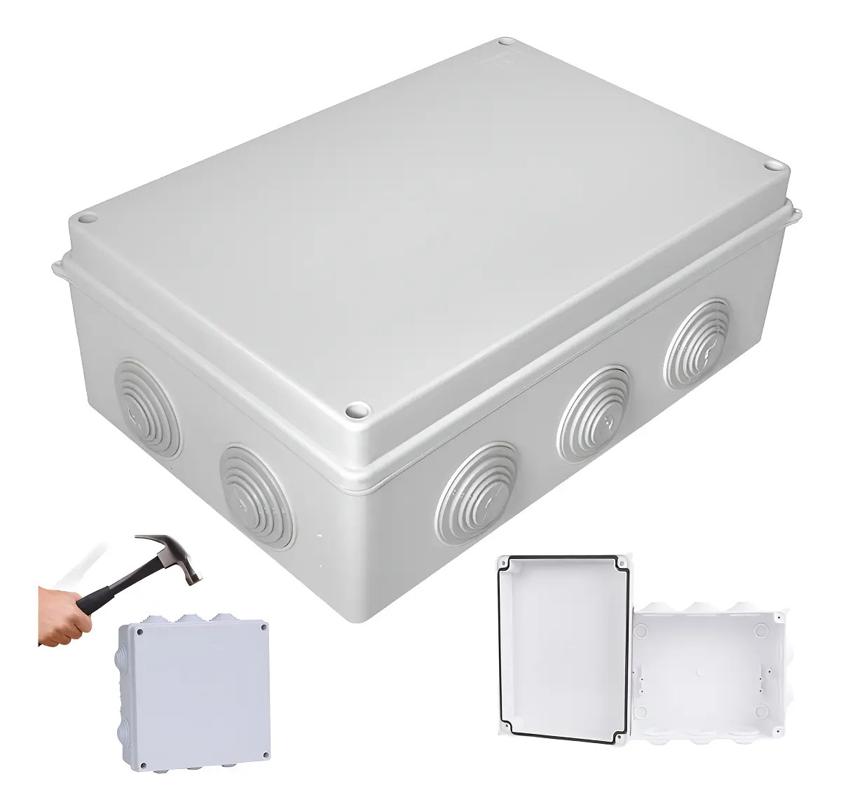 Cajas Estancas Ip65 Para Cctv Conexiones En Exterior 2 Pzs