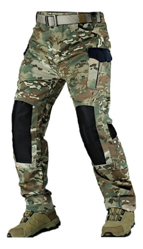 Pantalones Tácticos Militares De Camuflaje Multicámara Resis