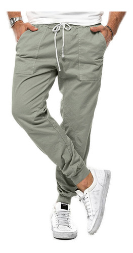 Pantalones Cargo De Ropa Deportiva Casual Tejida Para Hombre