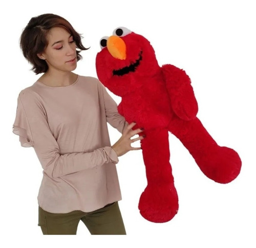 Peluche Elmo De Plaza Sésamo Excelente Calidad 50 Cm  Woow