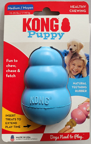 Puppy Kong - Juguete Para Cachorros, Tamano Mediano