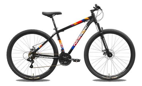 Bicicleta Nordic Mtb X 2.0 R29 21 Vel Negro-naranja L
