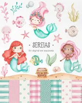 Comprar Kit Imagenes Png Cliparts Sirenas Mar Animales Acuarela Ni33