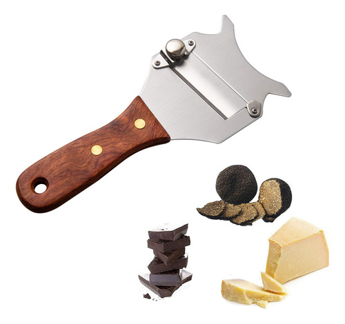 Afeitadora Trufas Acero Inoxidable Queso Chocolate Hoja Lisa