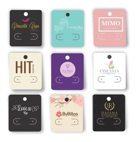 Imagem 3 de 10 de Tags Art Premium 250g Verniz Total Frente 45x51mm - 2000 Uni