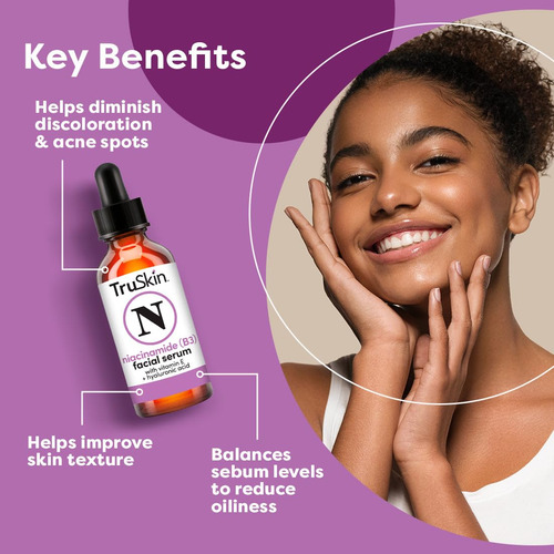 Sérum Truskin (b3) De Niacinamida Para Rosto 30 Ml Com Hialu