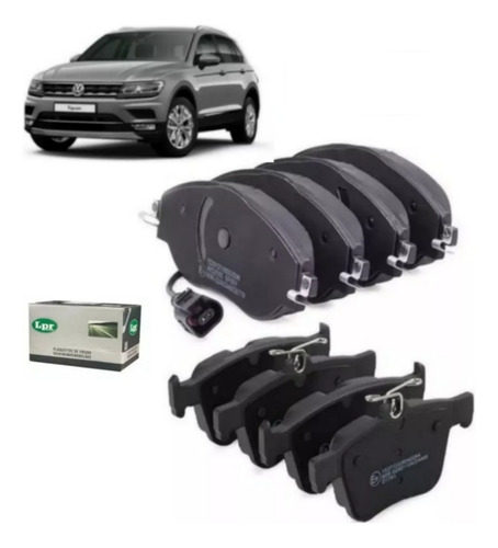 Kit Pastillas Del/tras Lpr Vw Tiguan 2.0 4 Motion Tigl 2017