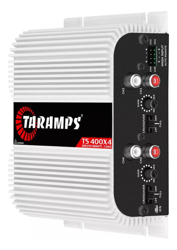 Potencia 4 Canales Digital Taramps Ts 400 X 4 Auto Audio