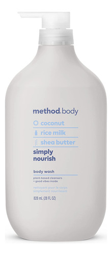 Method Gel De Bao, Simply Nourish, 28 Onzas, 1 Paquete