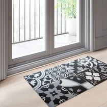 Comprar Alfombra Vinilica Capri 40x80 Mosaico Cocina Baño Galeria Diseño De La Tela Mosaico Capri