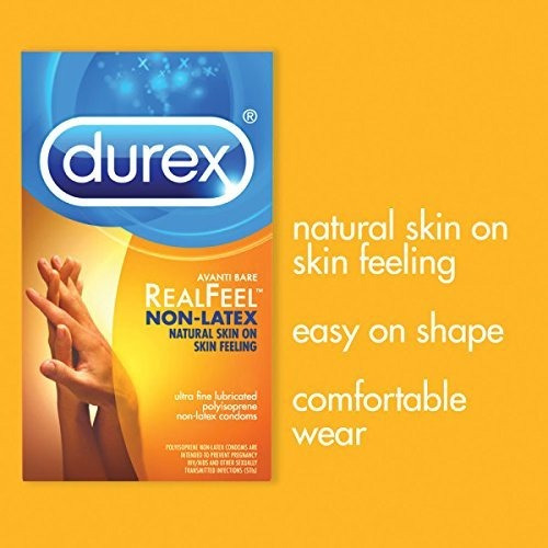 Condones Condón Sin Látex Durex Avanti Bare Realfeel, 3 Un