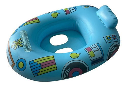 Inflable Patitas Salvavidas Flotador Alberca Infantil Bebe Naranja