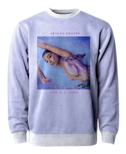 Blusa Moletom Ariana Grande God Is A Woman Photo Crew Mt