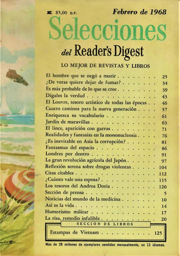 Selecciones Febrero 1968 - El Louvre - Andrea Doria, Vietnam