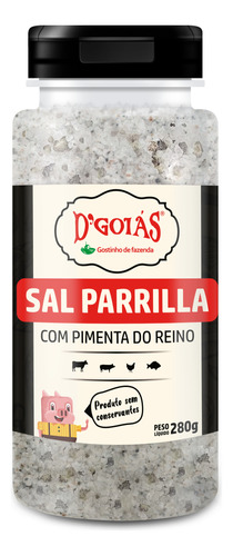 Sal Parrilla D'goiás Com Pimenta Do Reino 250g