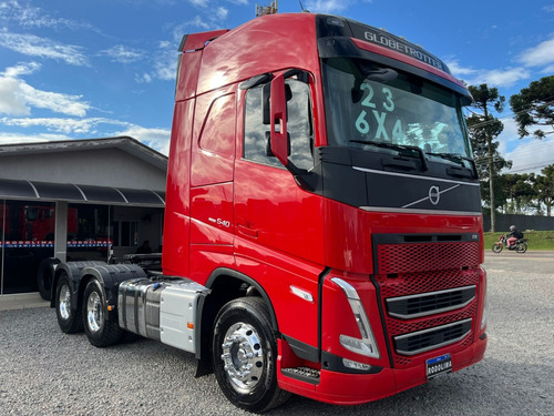 Volvo Fh 540 Pac Ec 6x4 2023 Vermelho Traçado Susp Mol Fh540