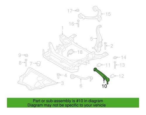 Brazo Delantero Inferior Izquierdo Bmw X5 X6 07-14 Premium