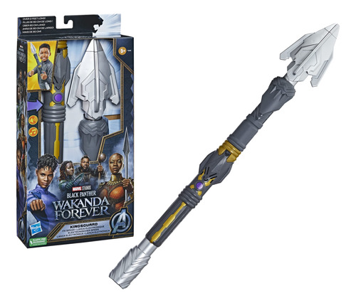 Black Panther: Wakanda Forever Kingsguard Fx Spear, Juguete.