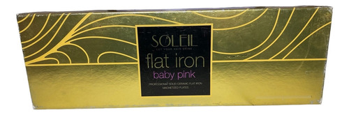 Alisadora De Pelo Baby Pink Metálica/de Goma Soleil Usada (Reacondicionado)