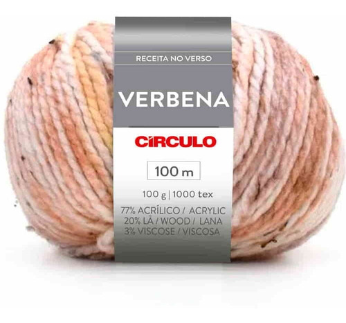 1 Novelo Do Fio De Lã Verbena Outono, Inverno - Círculo Cor 9429 - DESERTO