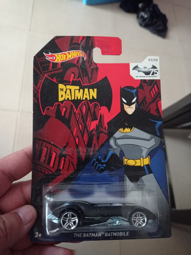 Hot Wheels 2013 Batman 75 Aniv. The Batman Batmobile 3/8  1