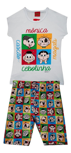 Conjunto Infantil Menina Minnie Brandili Licenciado