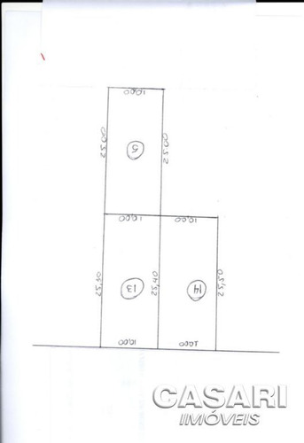 Imagem 1 de 2 de Terreno Residencial À Venda, Piraporinha, Diadema - Te3745. - Te3745