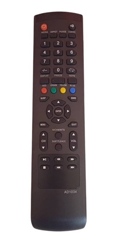 Imagen 1 de 4 de  Control Tv Electrosonic Led Y Lcd Model: Eo19-tled