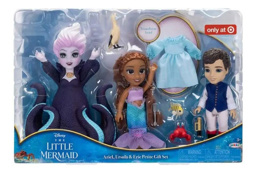 The Little Mermaid - Pequeña Ariel, Ursula Y Eric - Jakks