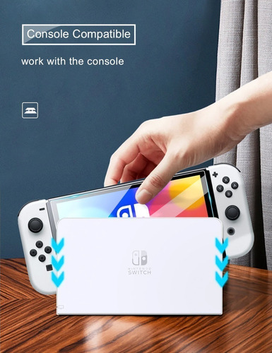 Imagen 2 de 4 de Lamina De Vidrio Templado Nintendo Switch Oled - Prophone