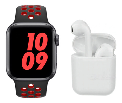 Combo Smartwatch Reloj Inteligente Con Audífonos Bluetooth