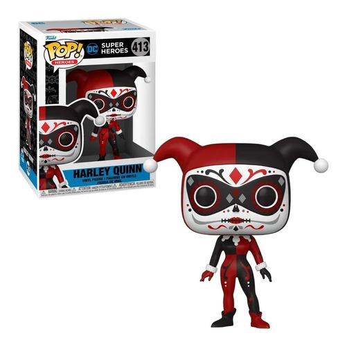 Funko Pop Dc Super Heros Harley Quinn Día De Muertos 413