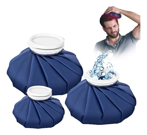 Set 3 Bolsas Para Hielo Y Agua Caliente Ch/med/gde Compresa