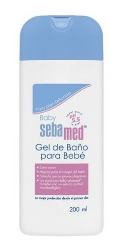 Gel De Baño Sebamed Para Bebé Sin Lágrimas 200 Ml
