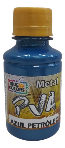 Tinta Pva Metálica True Colors 250 Ml Cor Azul-petróleo