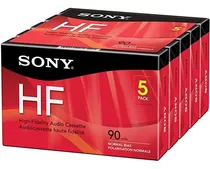 Comprar Sony 5 C90hfr 90 Minutos Hf Grabadores De Cassette De 5-ladr