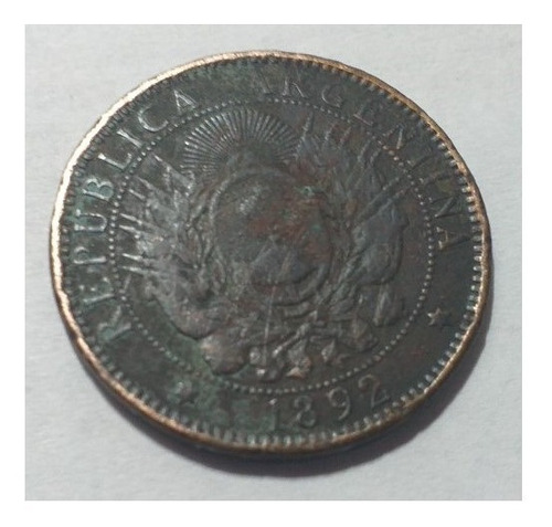 2 Centavos 1892 - Fecha Normal