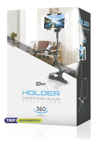 Suporte Haste Para Telefone Celular Smartphone Leitura Video