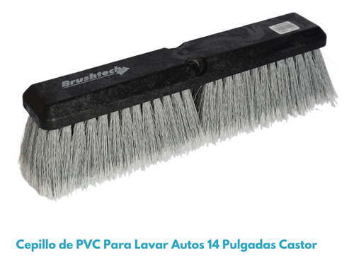 Cepillo De Pvc Para Autos 14 Pulgadas Block Plástico Castor 