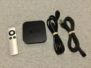 Apple Tv A1469 3.ª Generación Con Cables Y Control Remoto